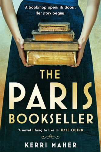 The Paris Bookseller UK edition by author Kerri Maher